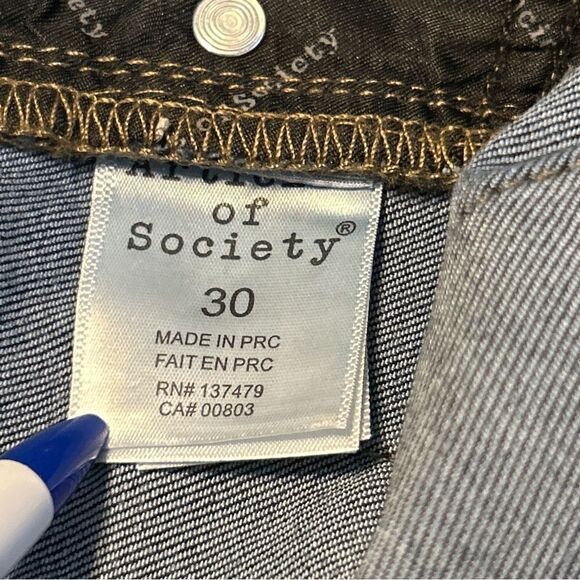 Articles of Society Heather High Rise Skinny Jeans Carson City Dark Blue Size 30 - Picture 9 of 12